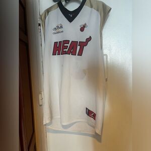 Vintage Miami Heat Dwyane Wade 2006 NBA Finals Jersey Majestic y2k basketball
